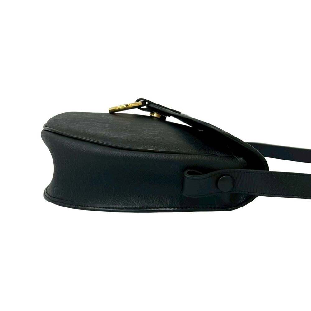 CHRISTIAN DIOR Vintage Black Leather Shoulder Bag - Picture 6 of 10